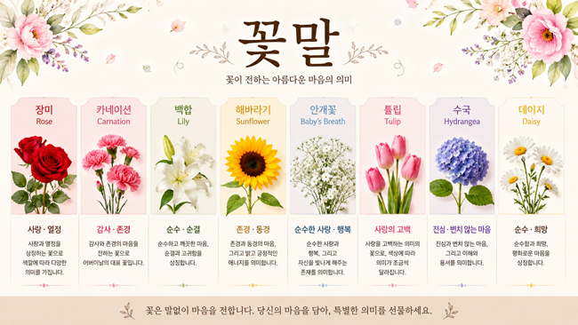5월 탄생화 릴리, 장미, 팬지 꽃말과 아름다운 전설 이야기