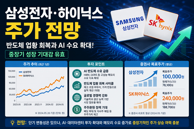 하이닉스 & 삼성전자 반도체 주식 주가 전망: 투자 가이드