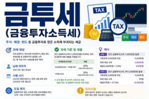 금투세란 무엇인가요? 헷갈리는 금융투자소득세 개념