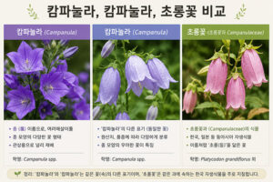 캄파뉼라, 캄파눌라, 초롱꽃