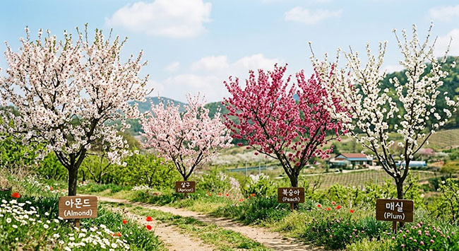 아몬드 살구 복숭아 매실나무 특징 비교 및 초보자 맞춤형 정원 관리법 가이드