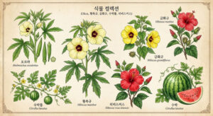 오크라 황촉규 금화규 수박풀 히비스커스