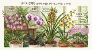 덴파레 호접란 심비디움 온시디움 긴기아남